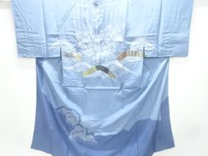 アンティーク　絞り宝船模様男物長襦袢